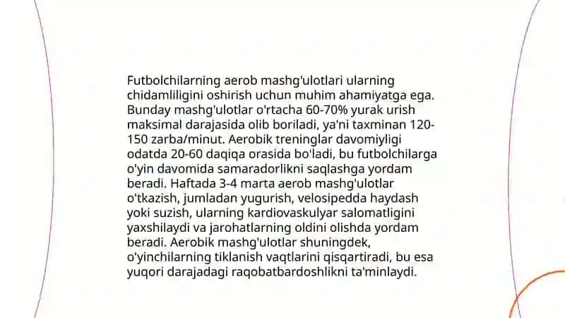 Futbolchilarning jismoniy tayyorgarligi 4