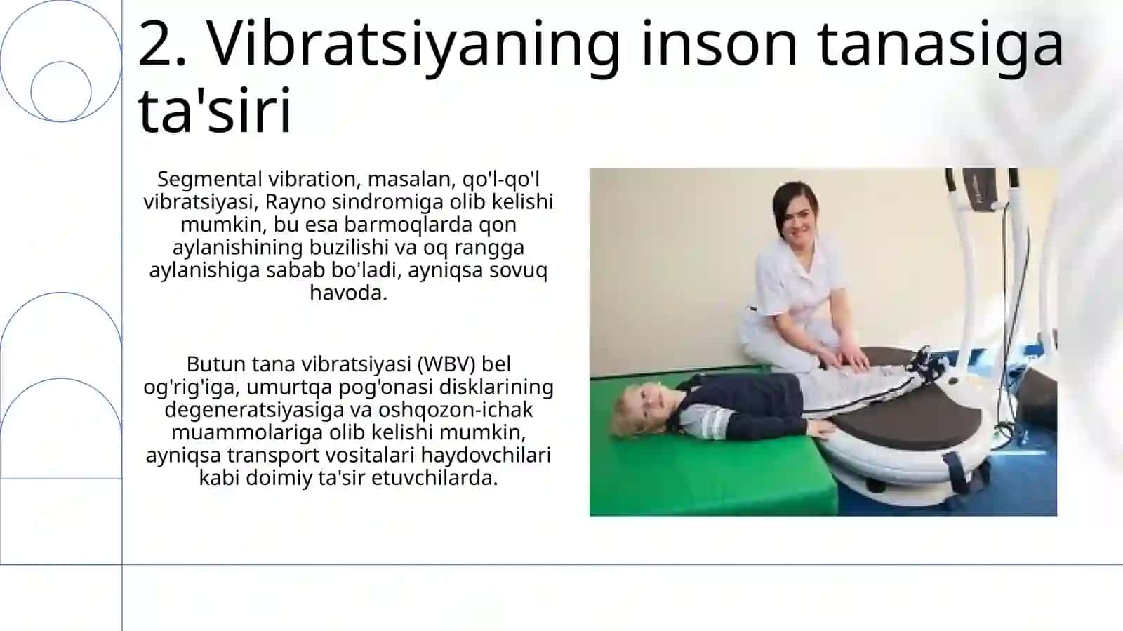 Tebranishlar (vibratsiya) insonga ta’siri, tebranishni kamaytirish yoʻllari 4