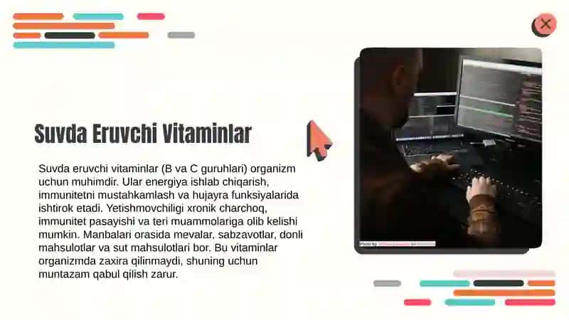 Vitaminlar va ularni organizm uchun ahamiyati 4