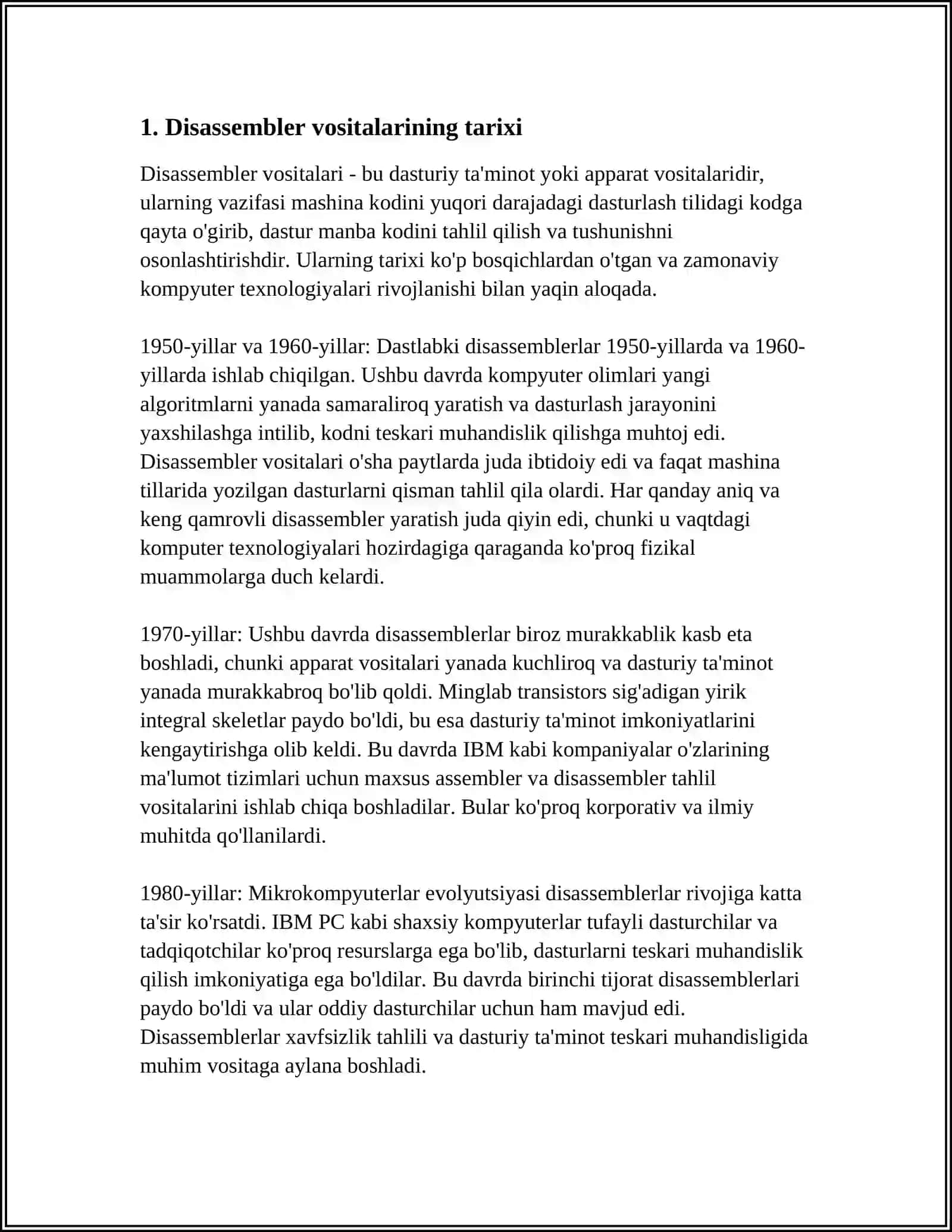 DISASSEMBLER VOSITALARI VA ULAR YORDAMIDA KODNI TAHLIL QILISH 4