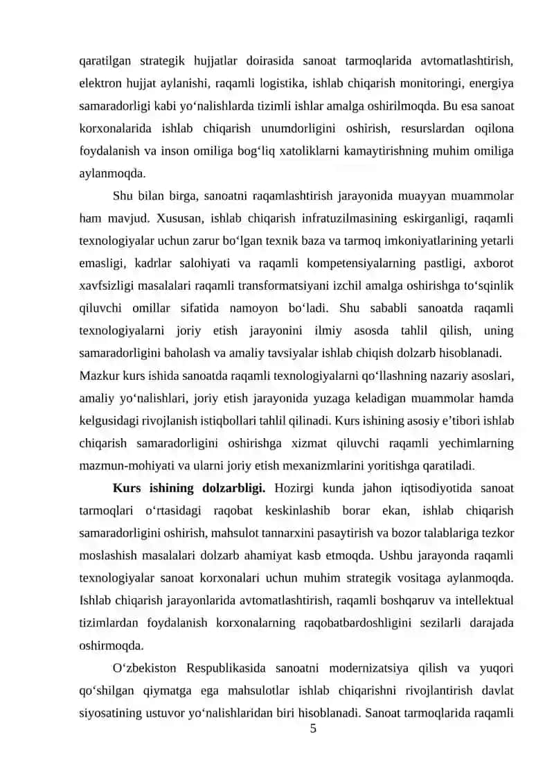 Sanoatda raqamli texnologiyalarni qoʻllash 4