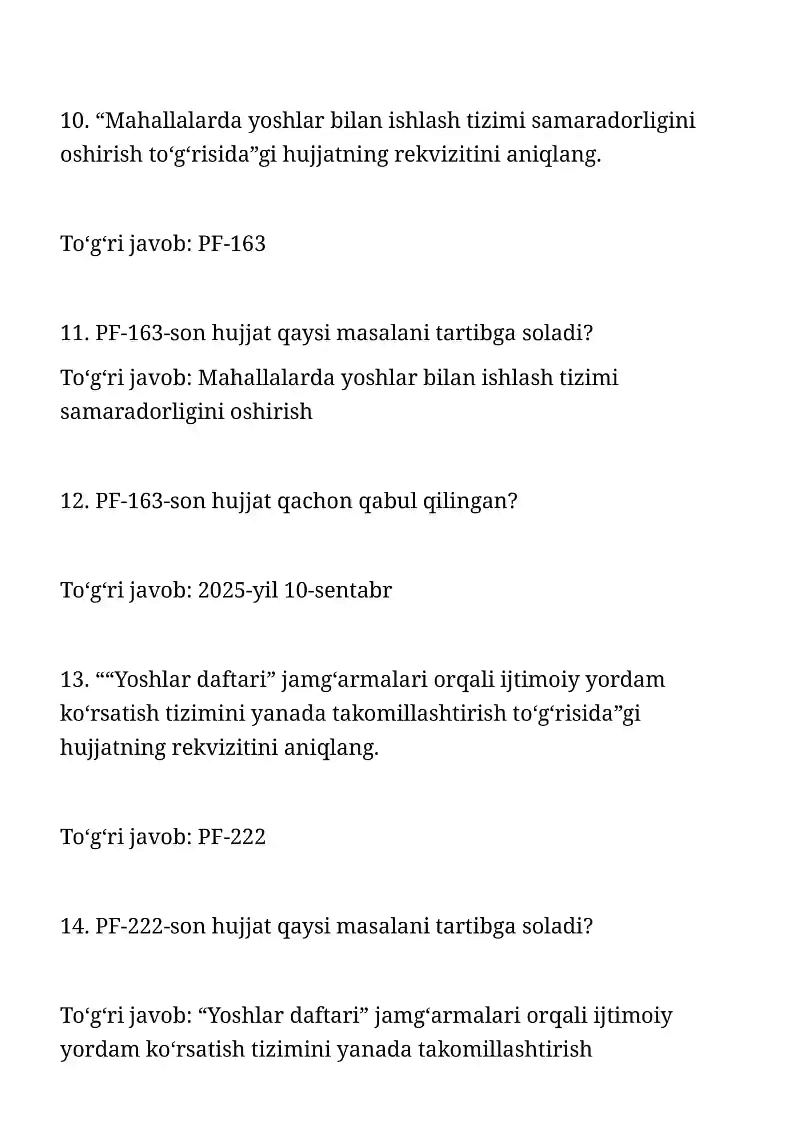 Yoshlar yetakchisi suhbat savollari 28.07.2026 4