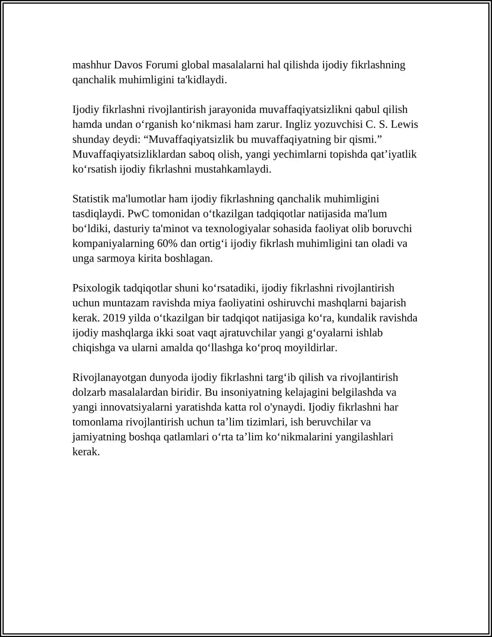 BOLALARDA QOBILIYATNING RIVOJLANISHI 4