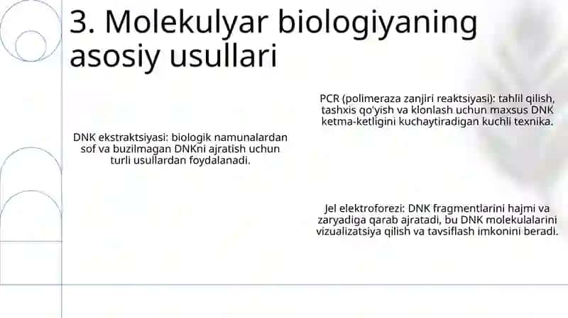 Genetik Xastaliklarning Molekulyar Diagnostikasi Asoslari 4