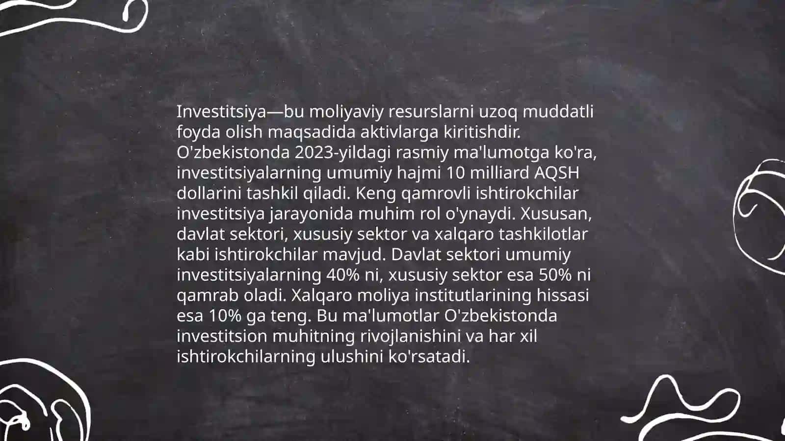 Investitsiya faoliyatining ishtirokchilari 4