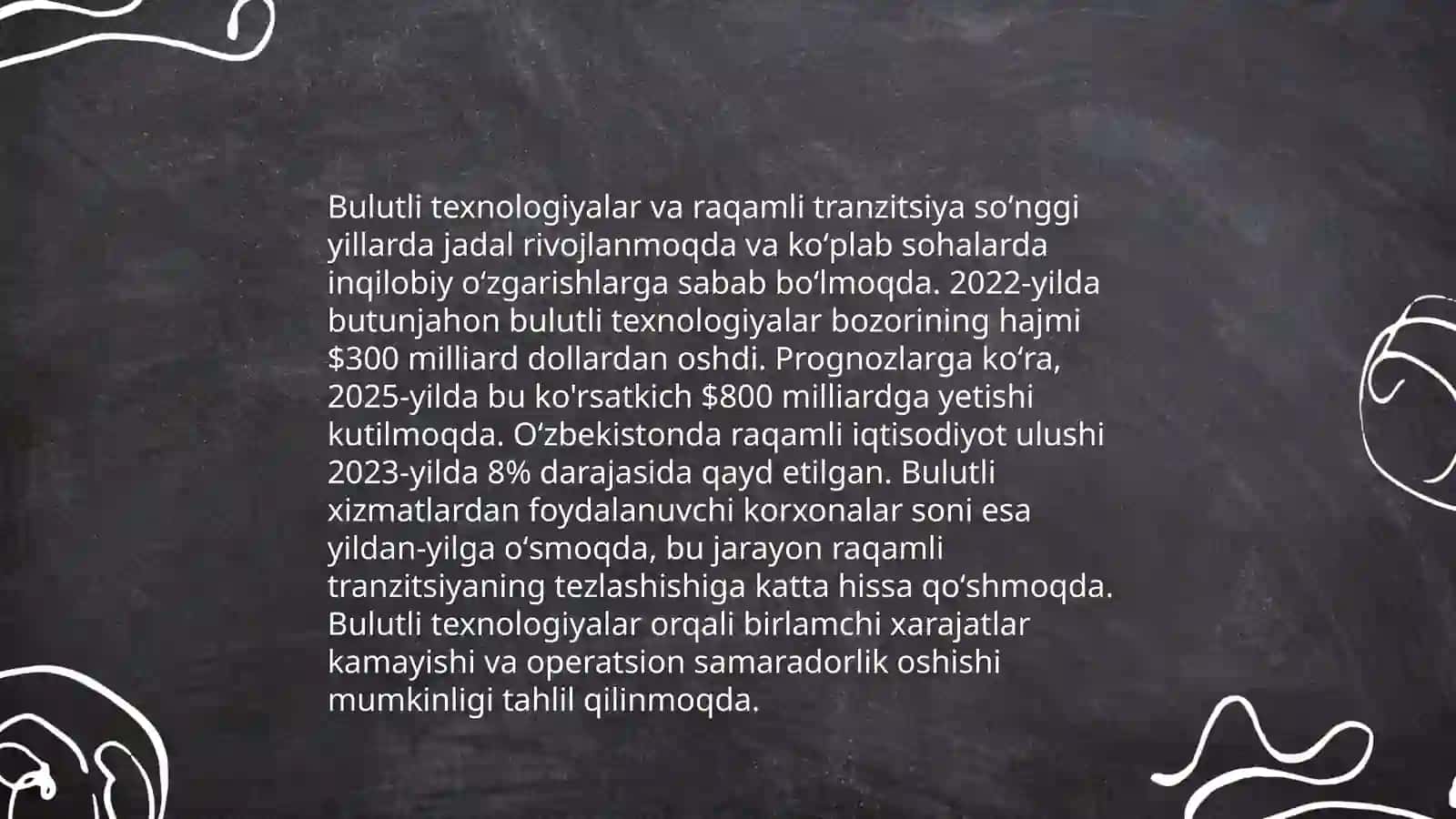 Bulutli hisoblashning jahon iqtisodiyotidagi o'rni 4