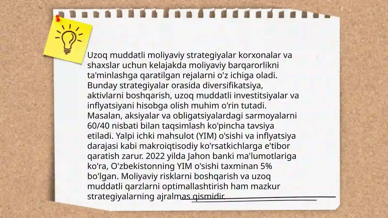 Uzoq muddatli moliyalashtirishning mohiyati va manbalari 4