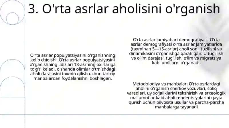 Demografik Tadqiqotlar Rivojlanish Tarixi 4