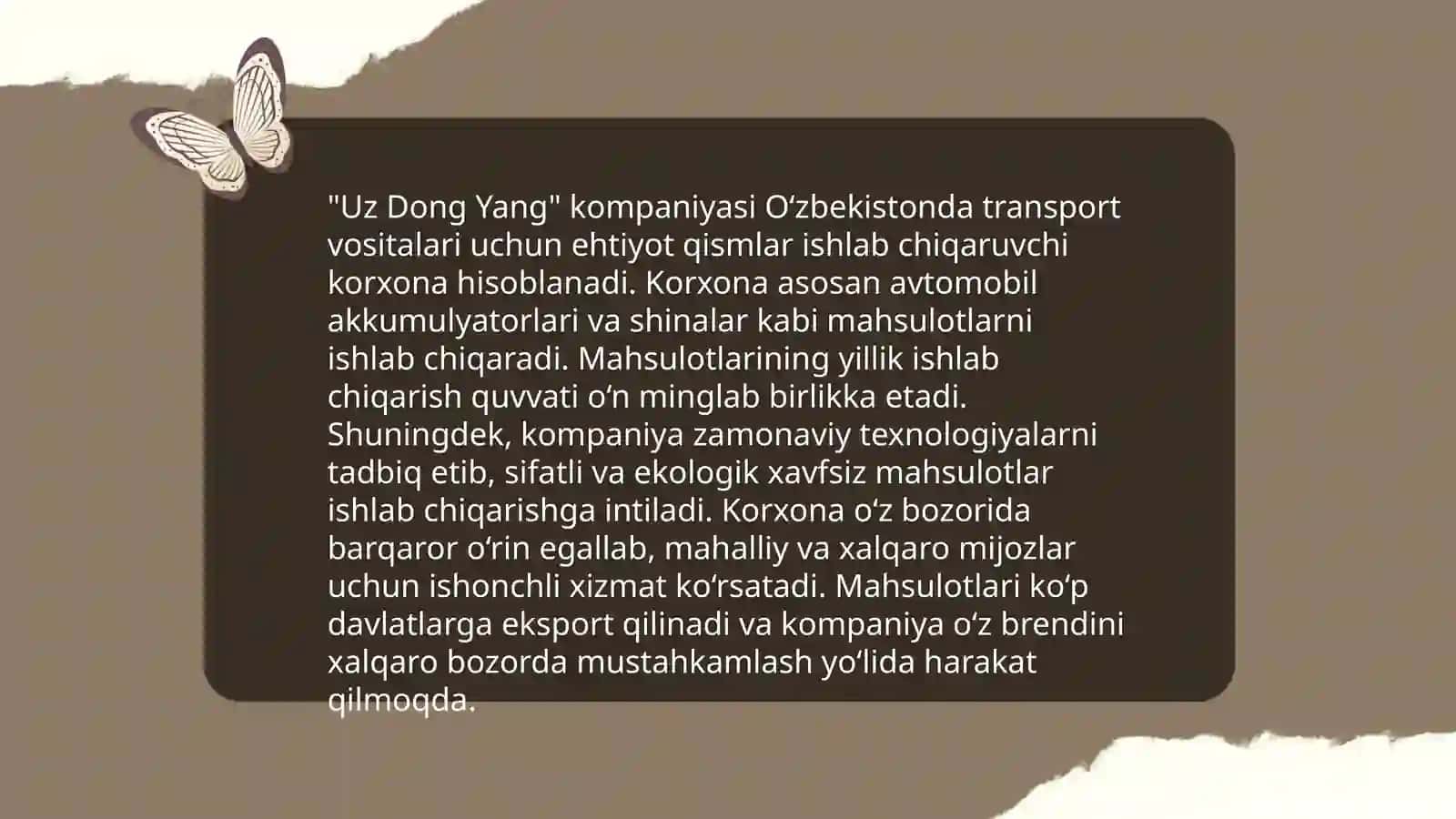 Uz dong yang co korhonasi 4