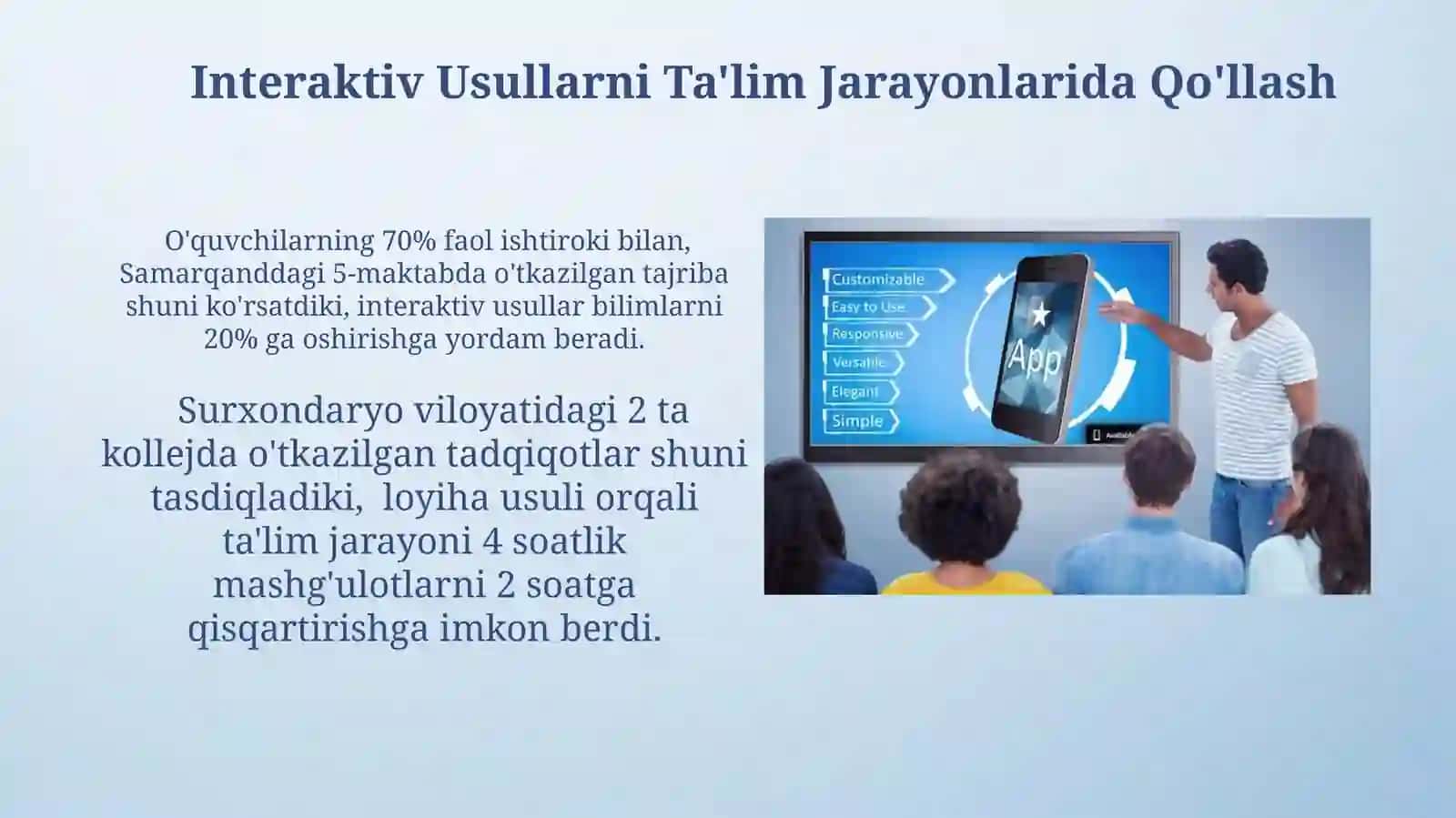 Didaktik jarayonlarda interfaol metodlarni qôllash 4