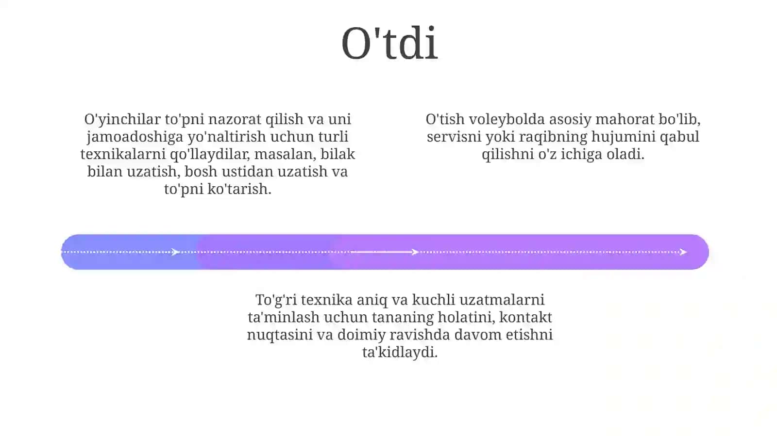 Voleybolsporto'yinining texnikasi 4
