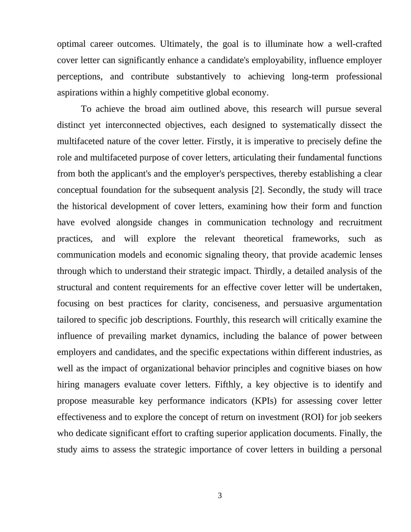 Cover letter. 4