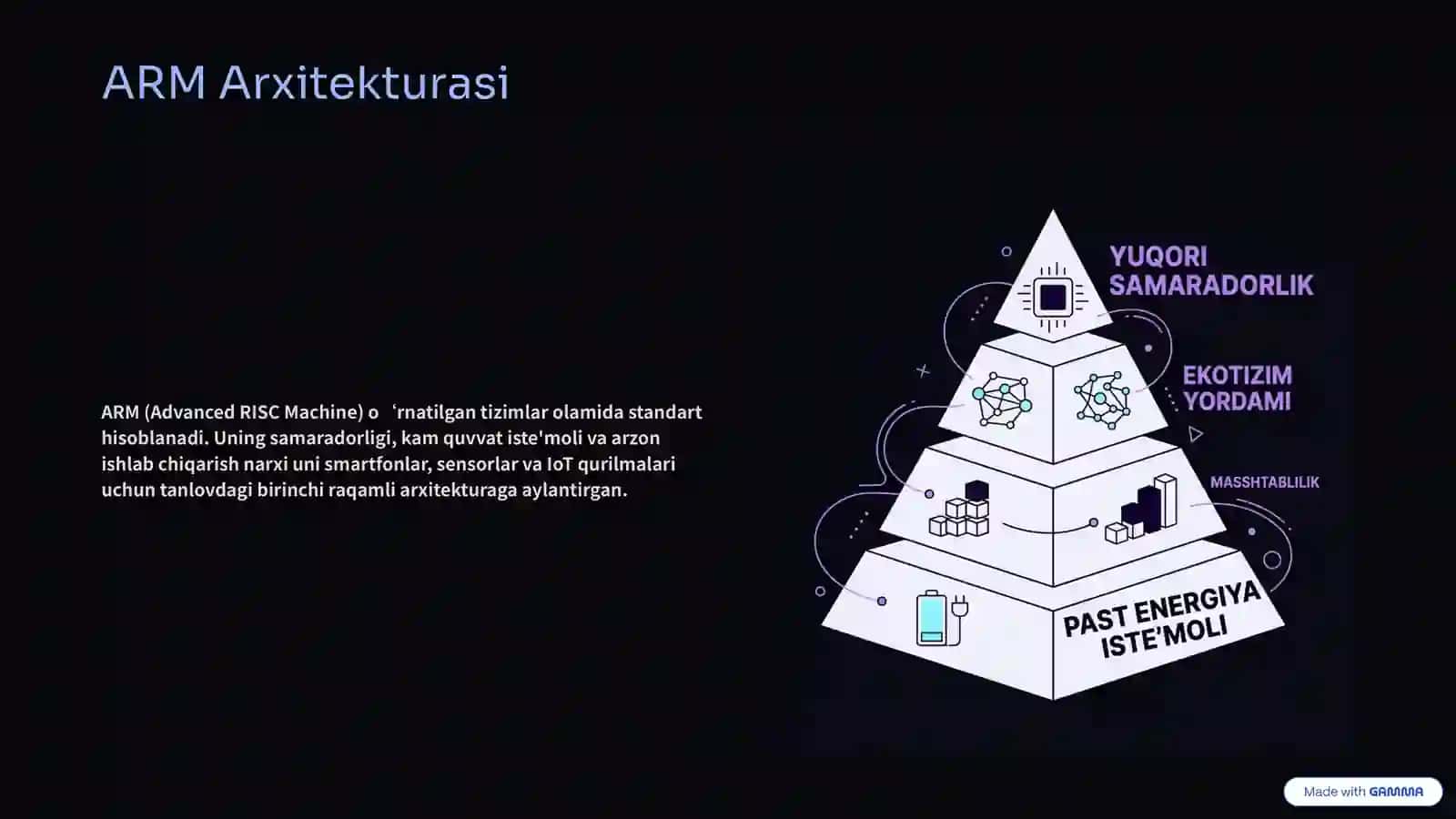 O‘rnatilgan Tizimlarda Qo‘llaniladigan Protsessorlar 4