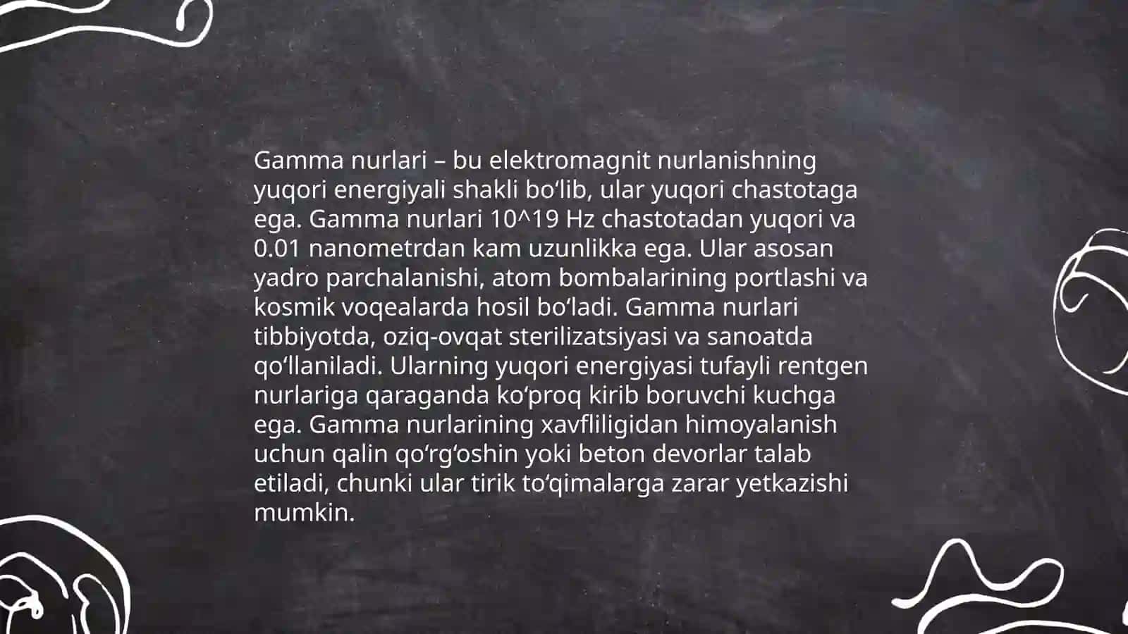 Rentgen va gamma nurlari bilan nazorat qilish 4