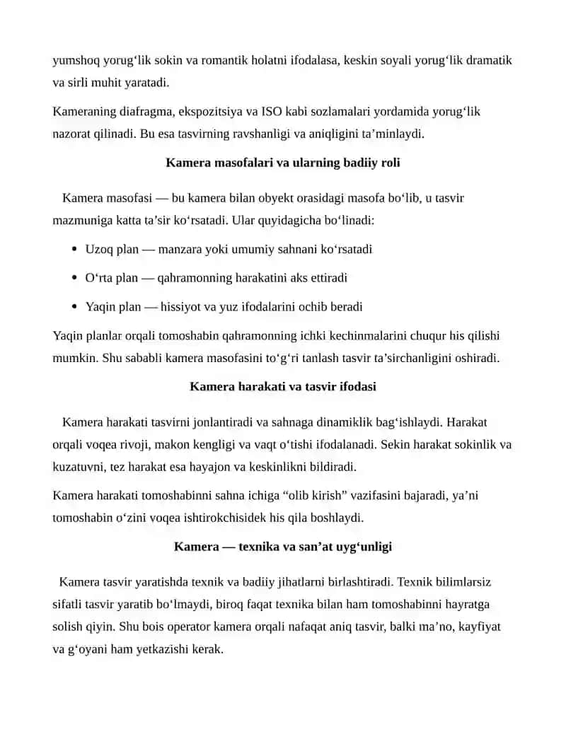 Kamera seminari 4