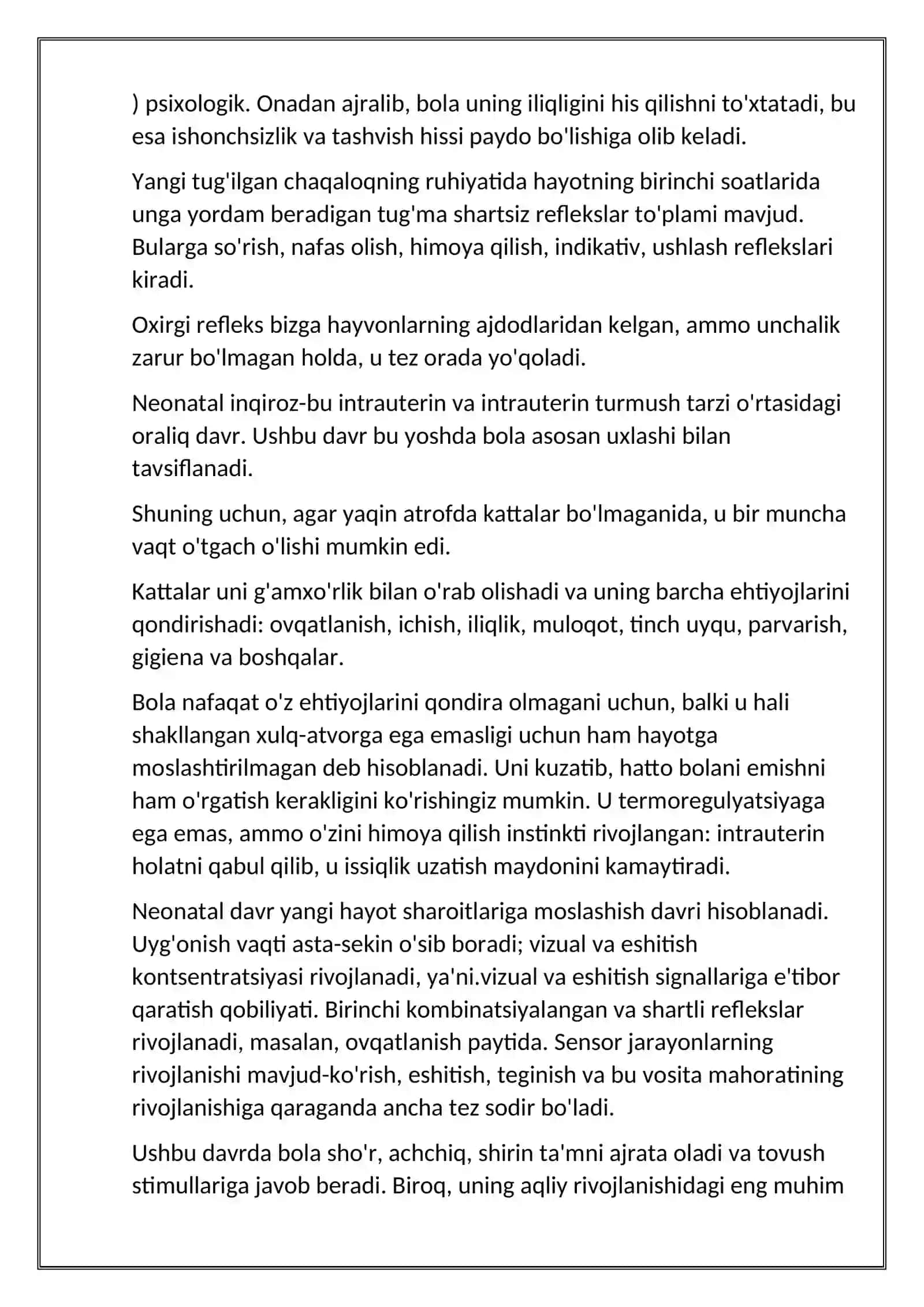 Chaqaloqlik davrining psixologik xususiyatlari psixodiagnostikasi 4
