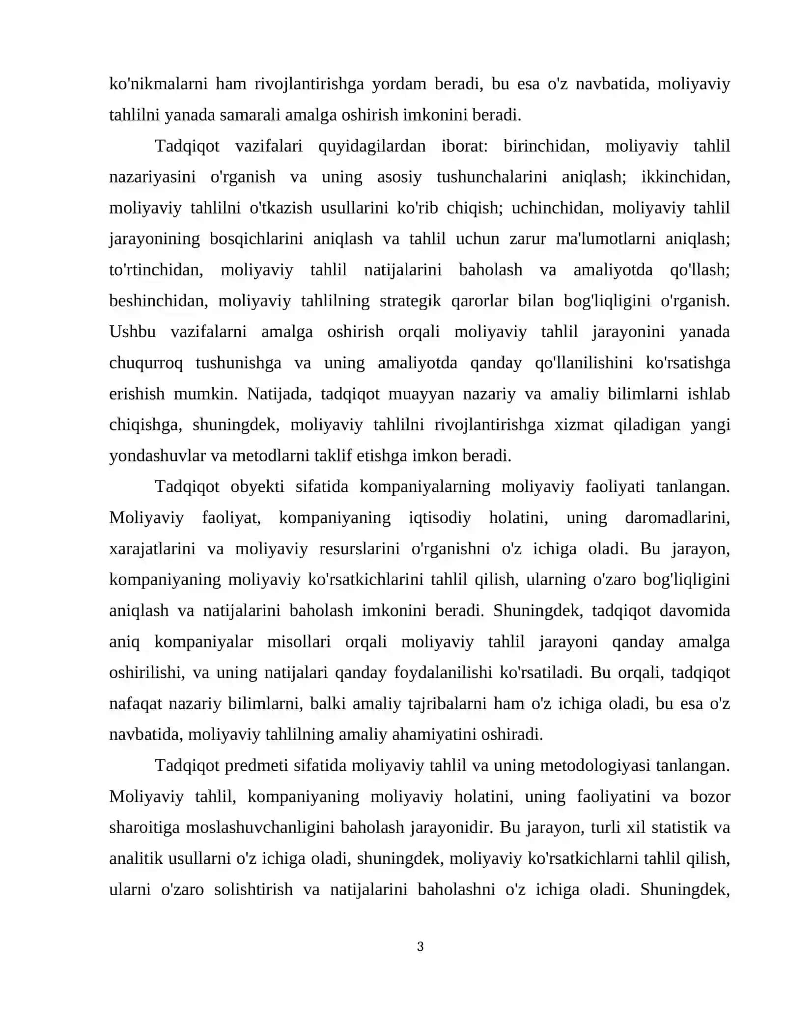 Moliyaviy tahlil va uni tashkil etish 4