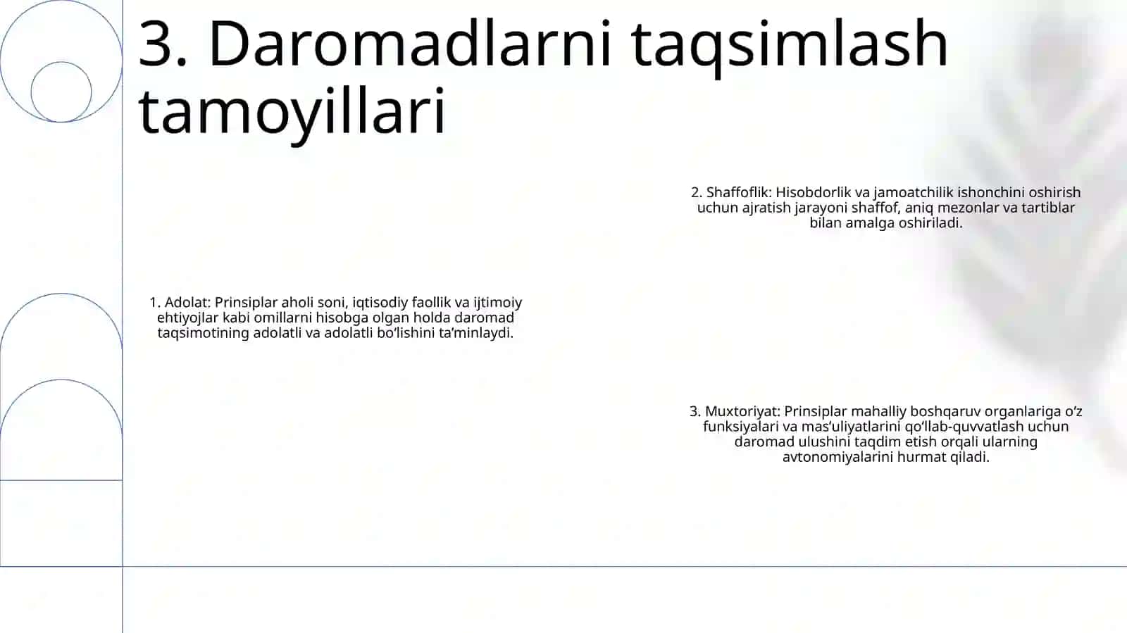 O’Zbekiston Respublikasi Byudjeti Tizimining Byujetlari O’Rtasida Daromadlarni Ajratish Va Tahsimlash 4