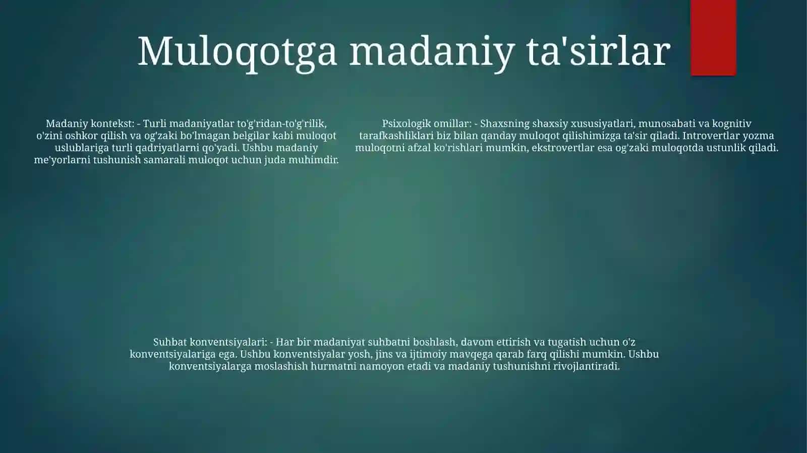 O‘Qtuvchi Faoliyatida Muloqot Madaniyati Va Psixalogiyasi 4