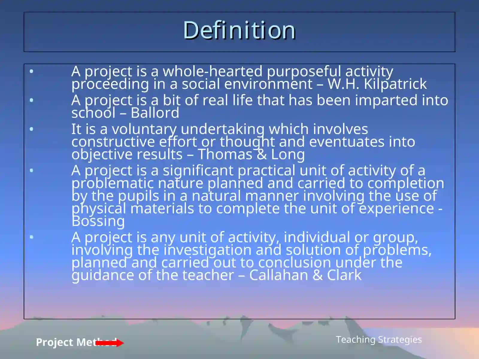 Project Method 4