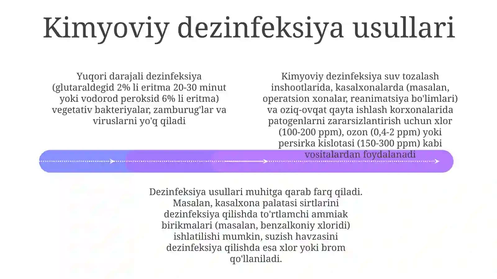 Dezinfeksiya va deratizatsiya usullari ularning gigiyenik tavsifi 4