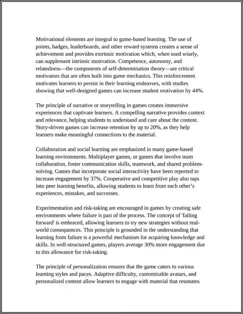 Game-Based Learning Principles 4