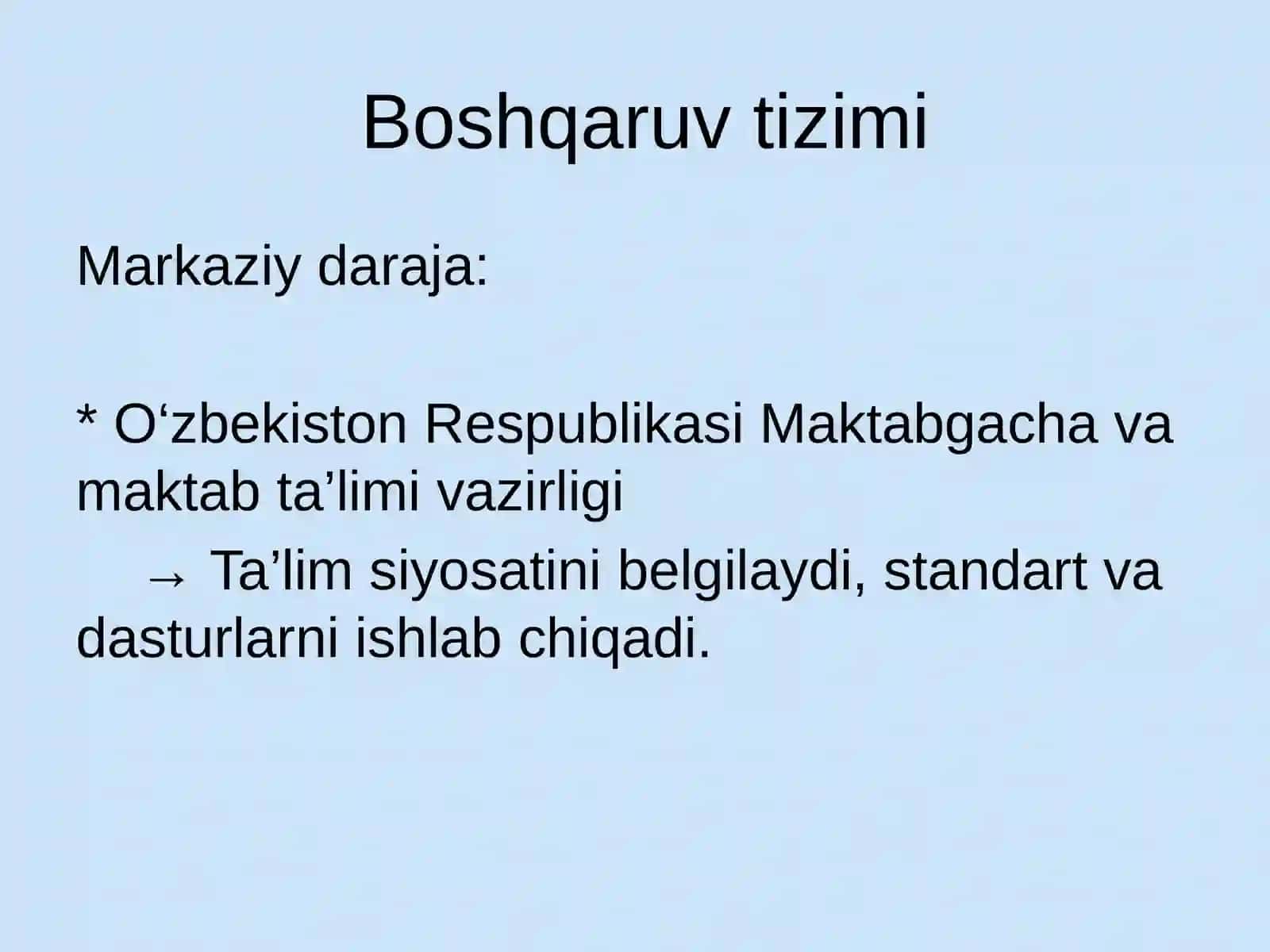 Umumiy o'rta talim muassasalarini boshqarish 4