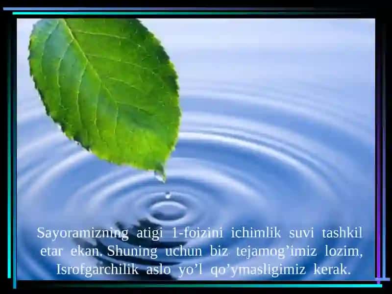 Suvresurslarini muhofaza qilish 4