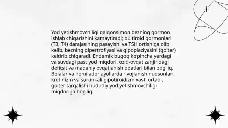 Endemik buqoqning kelib chiqish shart-sharoitlari va muhitga bogʻliqligi 4
