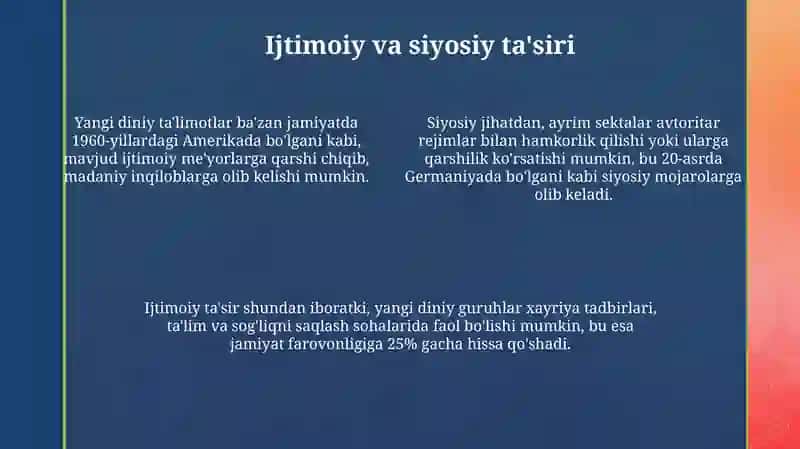 Yangi diniy ta'limotlar va sektalar 4