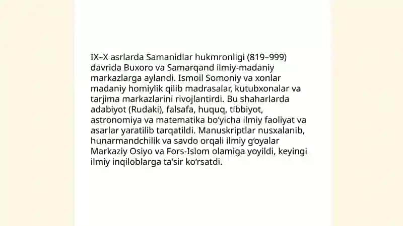 Abu Rayhon Beruniy nomidagi Urganch Davlat Universiteti Fizika-matematika fakulteti Matematika yoʻnalishi 1-bosqich talabasi 4