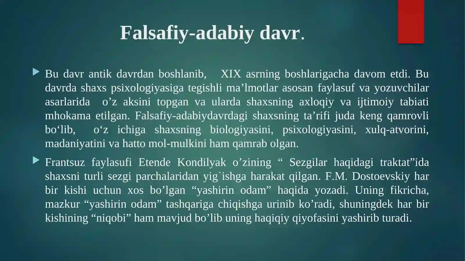 Shaxs psixologiyasiga kirish 4