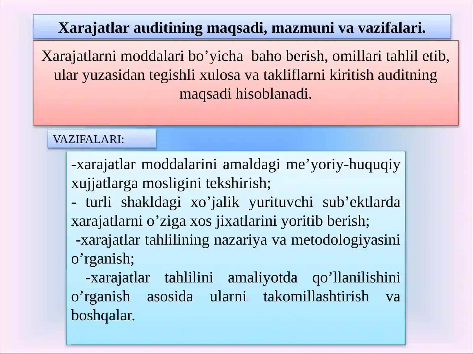ISHLAB CHIQARISH JARAYONI AUDITI 4