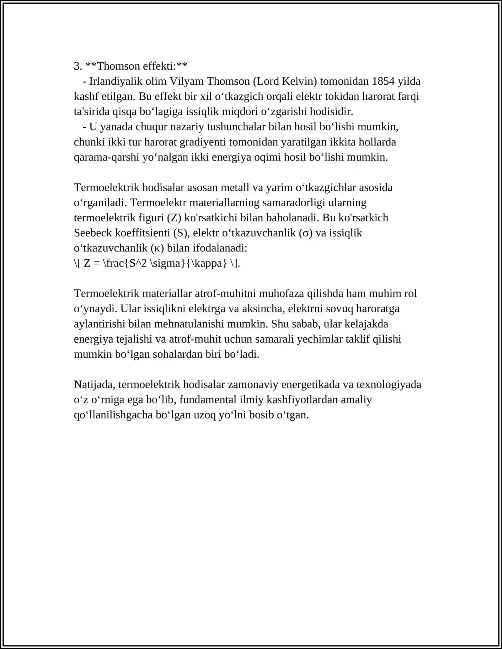 TERMOELEKTRIK HODISALAR 4