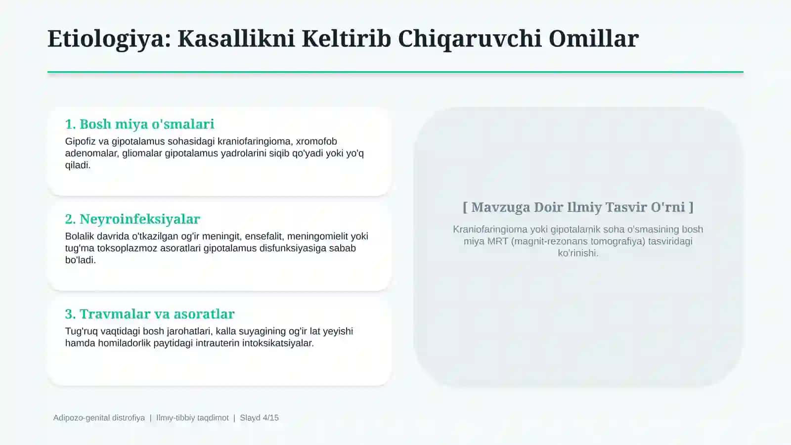 Adipozo-genital distrofiya — 15 slaydli tibbiy taqdimot 4