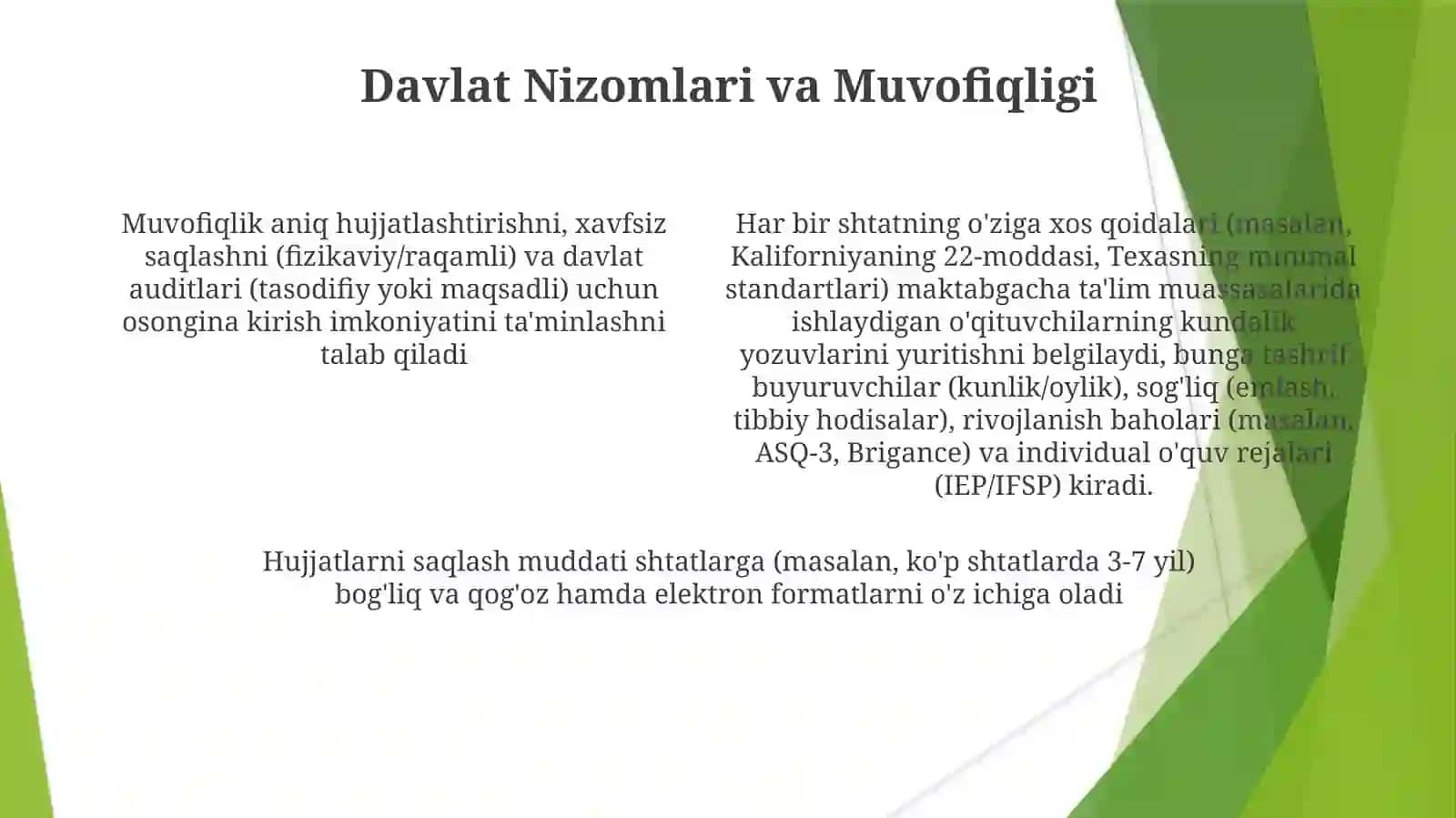 Davlat maktabgacha ta'lim tashkilotlarida pedagoglarning ish hujjatlarini yuritish 4