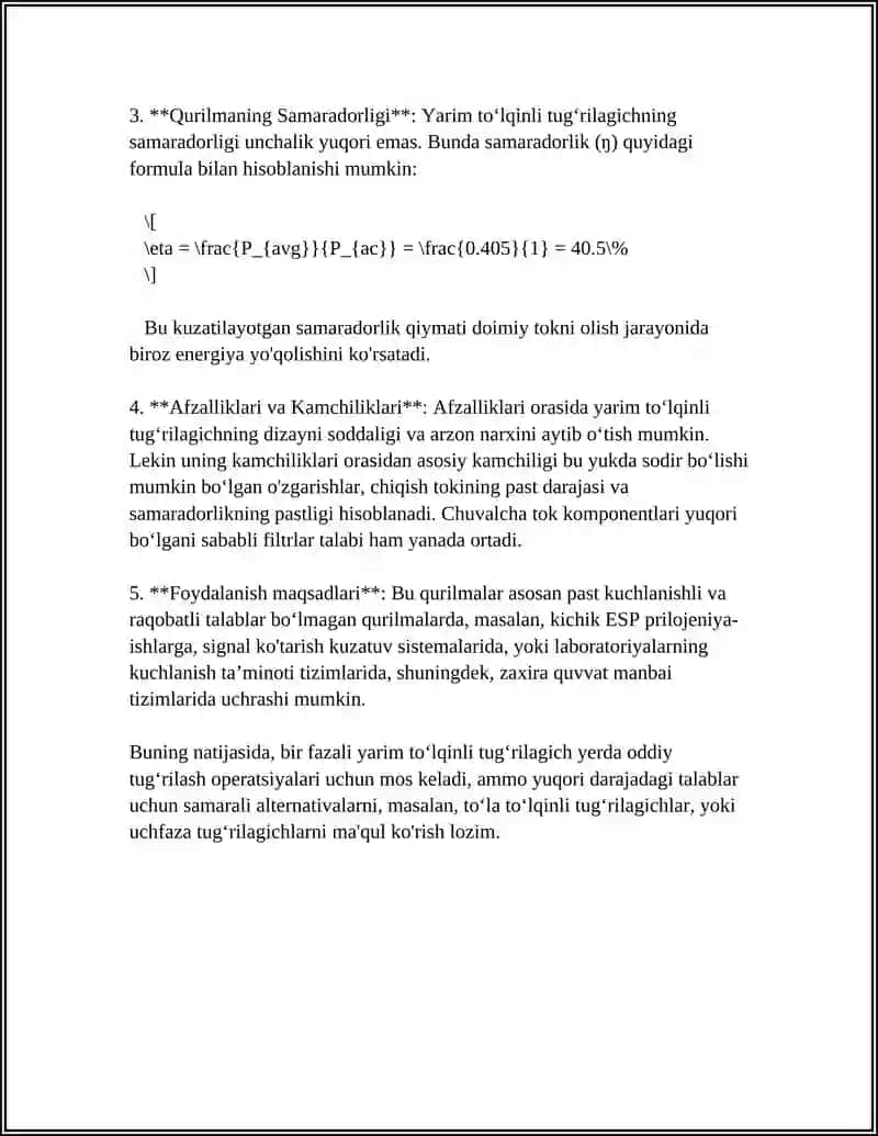 BIR VA UCHFAZALE TUGʻRILAGICH QURILMALAR 4