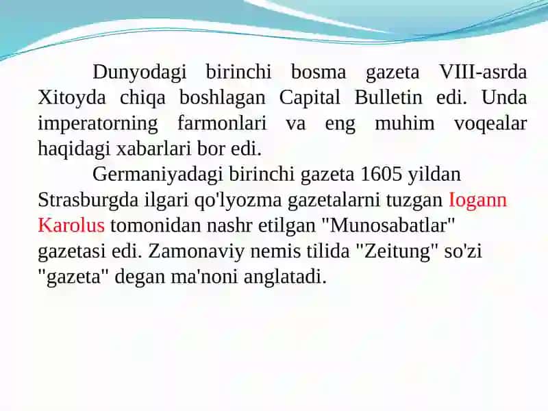 Xorijiy ommaviy axborot vositalarining media-zamondagi o’rni 4