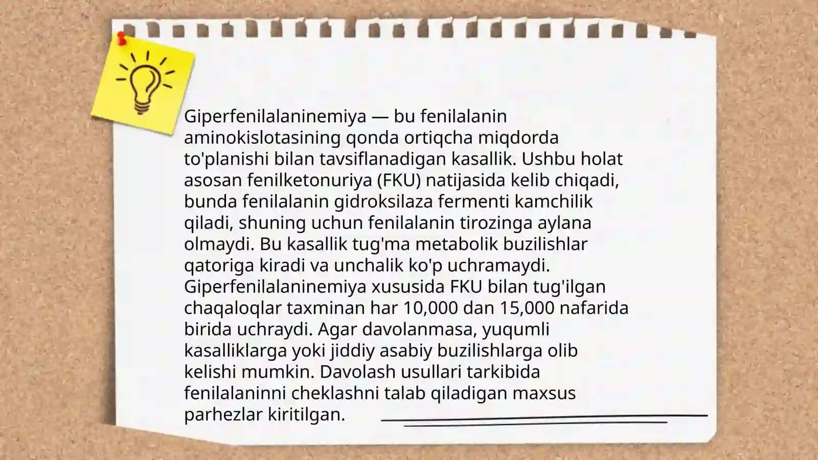 Gen kasalliklari: Aminokislotalar, almashinuvining buzilishi bilan bog’liq bo’lgan kasalliklar 4