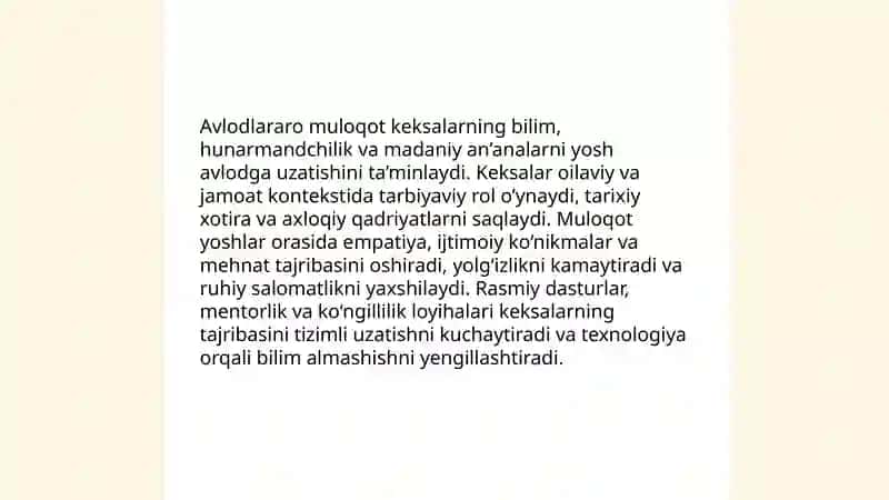 Zamonaviy jamiyatda keksalarning o'rni 4