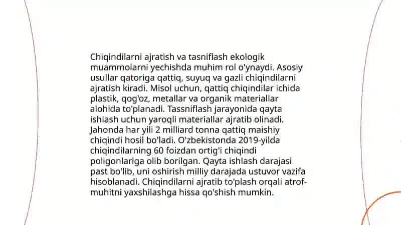 Chiqindilarni qayta ishlash qurulmalari 4
