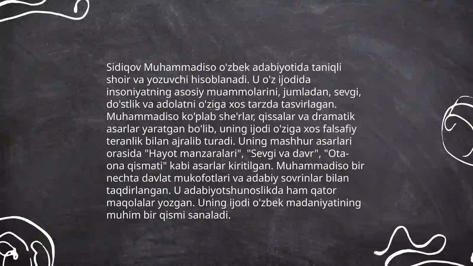 Sidiqov Muhammadiso hayoti 4