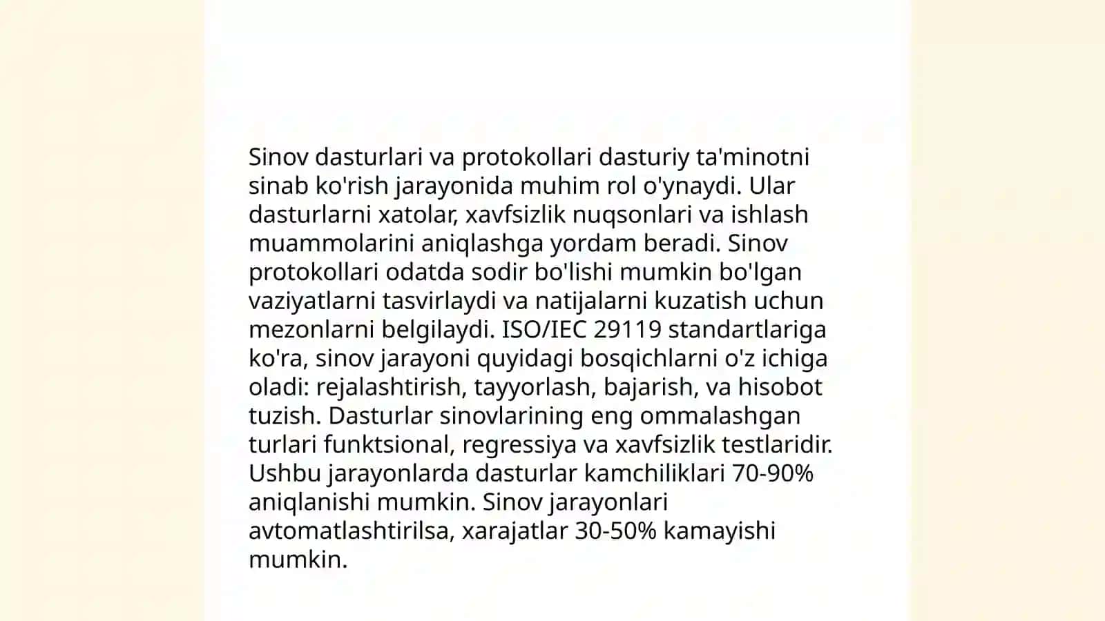 Ishlab chiqish, sinash va joriy qilish 4