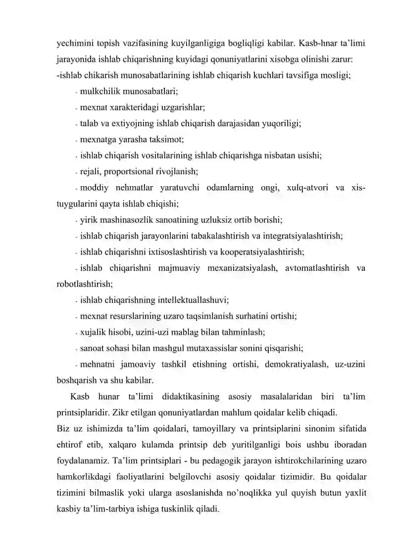 Kasb-hunar ta’limi qonuniyatlari 4