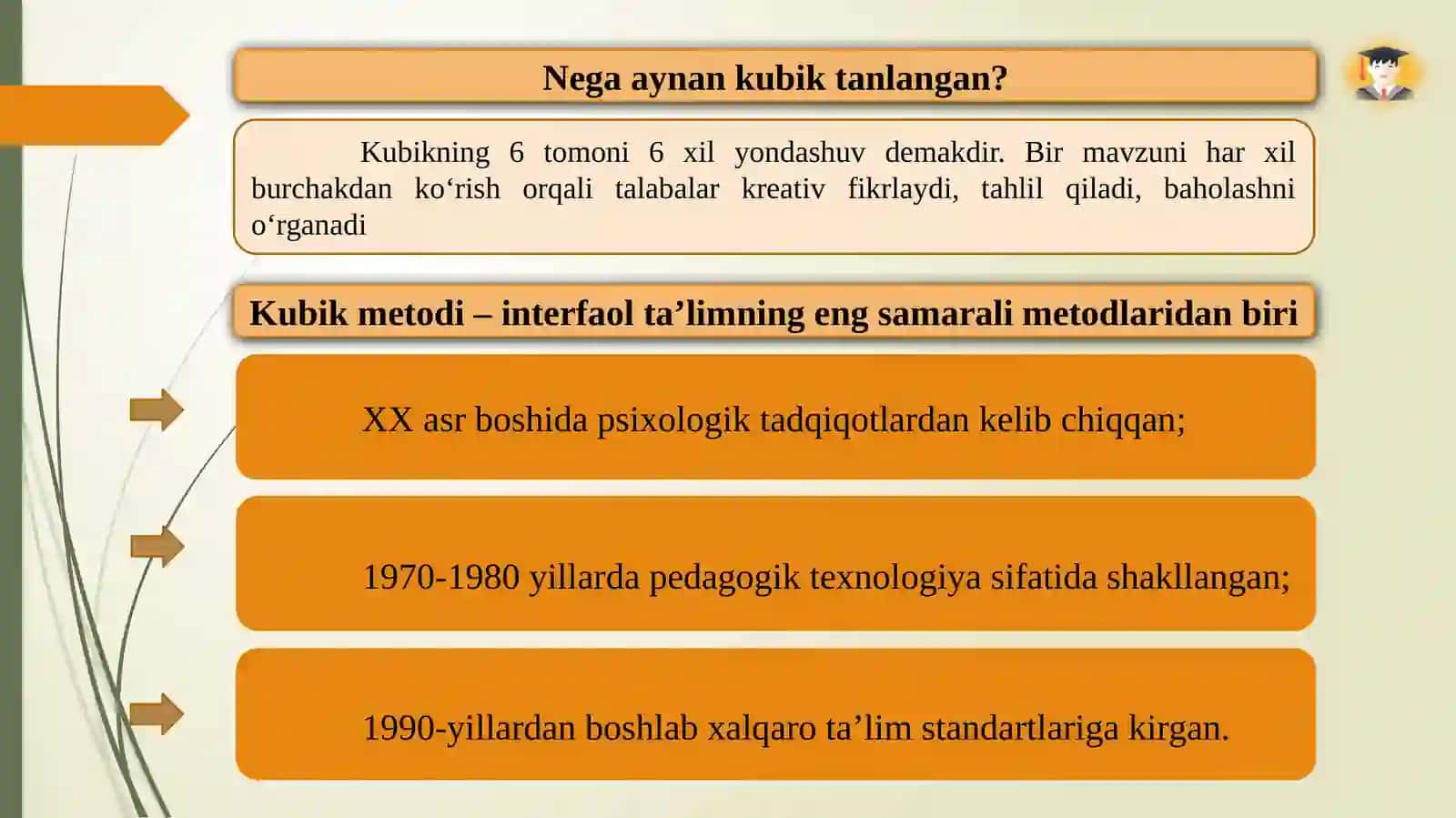 KUBIK METODI  (V.PARETONING 8020 NAZARIYASI ASOSIDA) 4