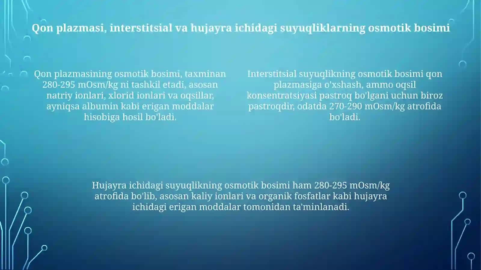Biologik suyuqliklarda osmotik bosim 4
