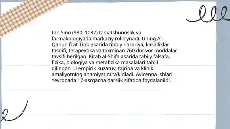 Al-Biruniy va uning tabiatshunoslikka qo‘shgan hissasi 4