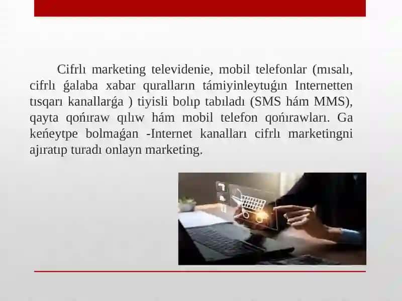 Elektron biznes hám mobil kommerciya texnologiyaları 4