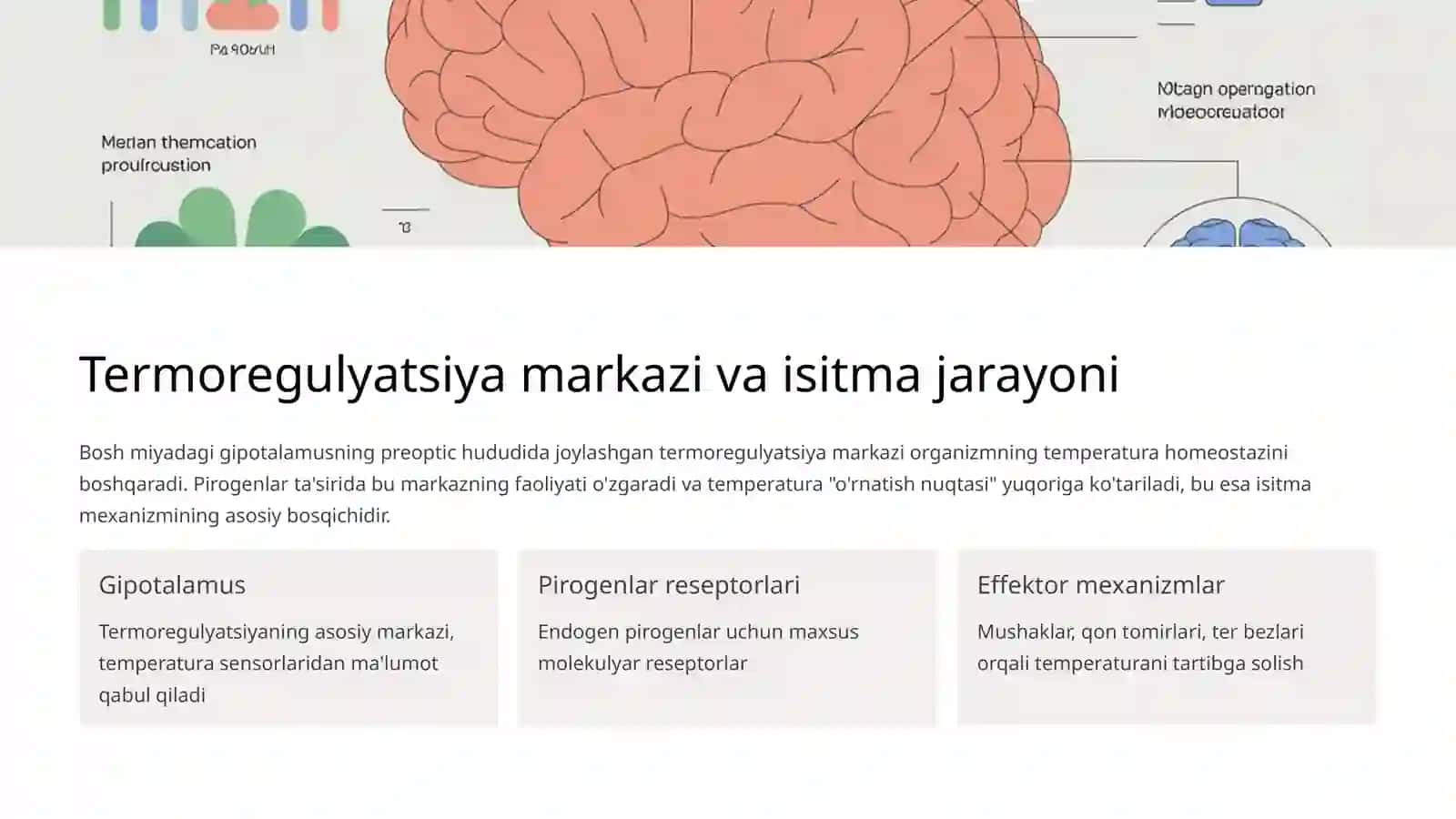 Isitmaning ekzogen issiqlanish va boshqa gipertermiyalardan farqi 4
