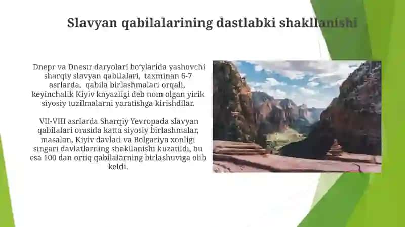 Kiyev Rusining shakllanishiga bir nechta qabilalar 4